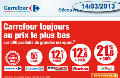 CARREFOUR à Prix Carrefour