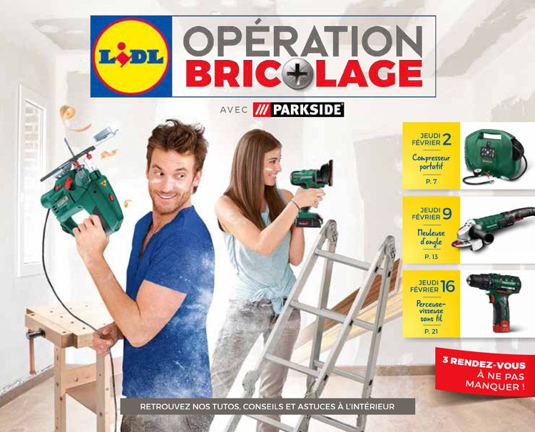 LIDL BRICOLAGE PARKSIDE - CATALOGUE LIDL - ARRIVAGE LIDL 16