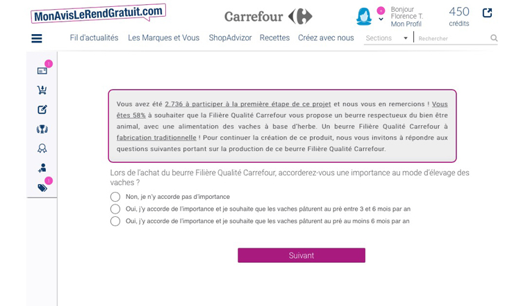 Carrefour beurre FQC annexe 1
