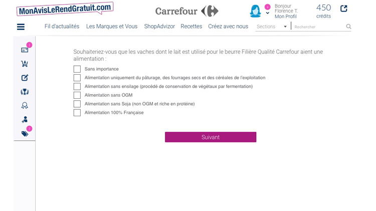 Carrefour beurre FQC annexe 3