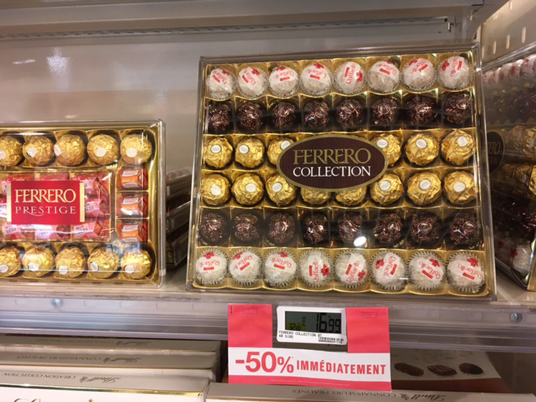 Destockage LINDT - Boîte chocolats - Alimentaire