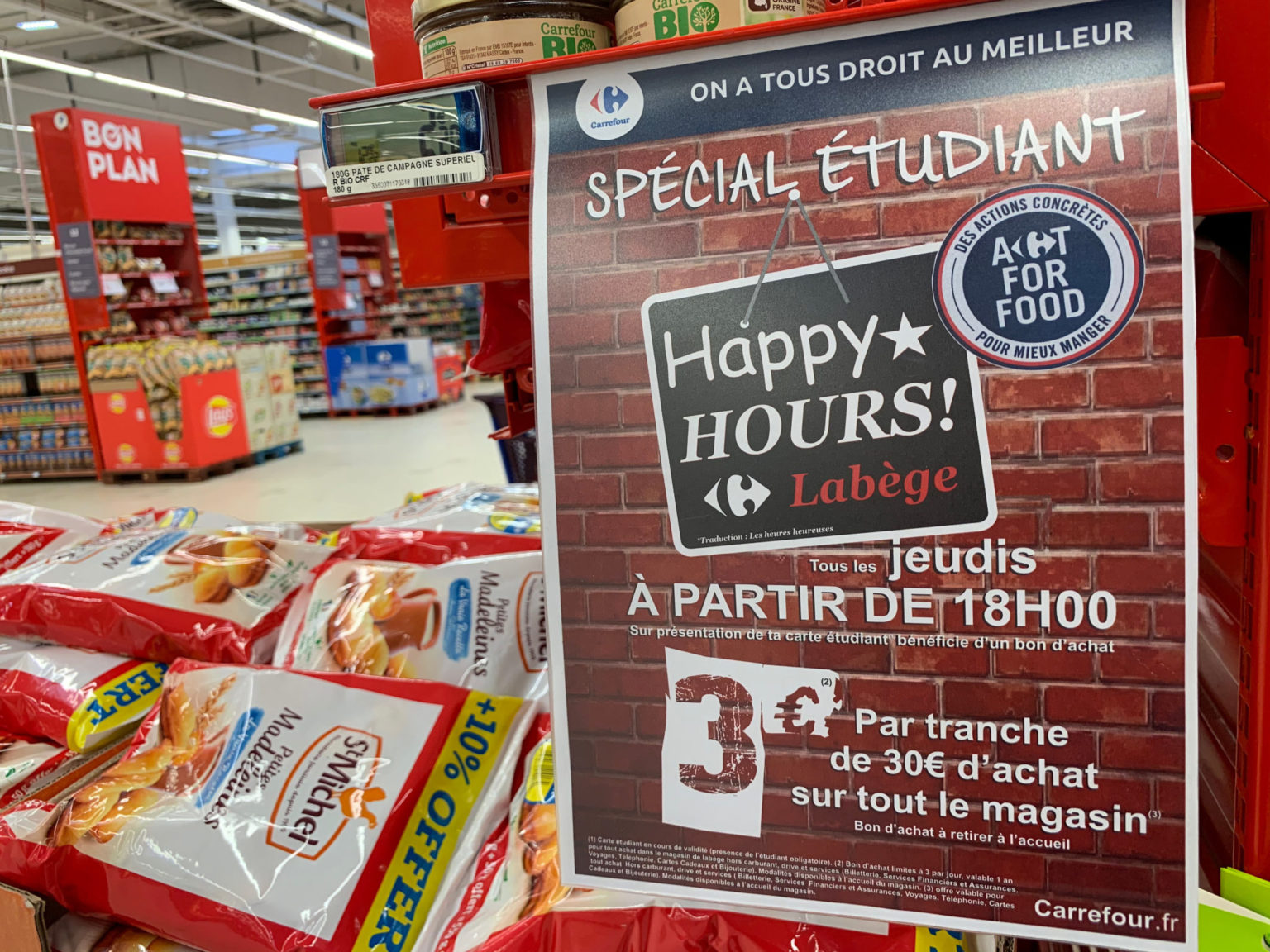 Le coup de cœur du dimanche les Happy Hours de Carrefour Labège