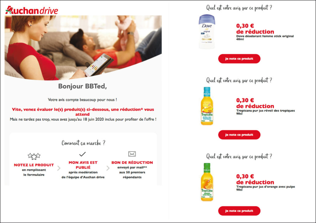 Comment Auchan suscite les avis clients (pour enrichir son offre — free download