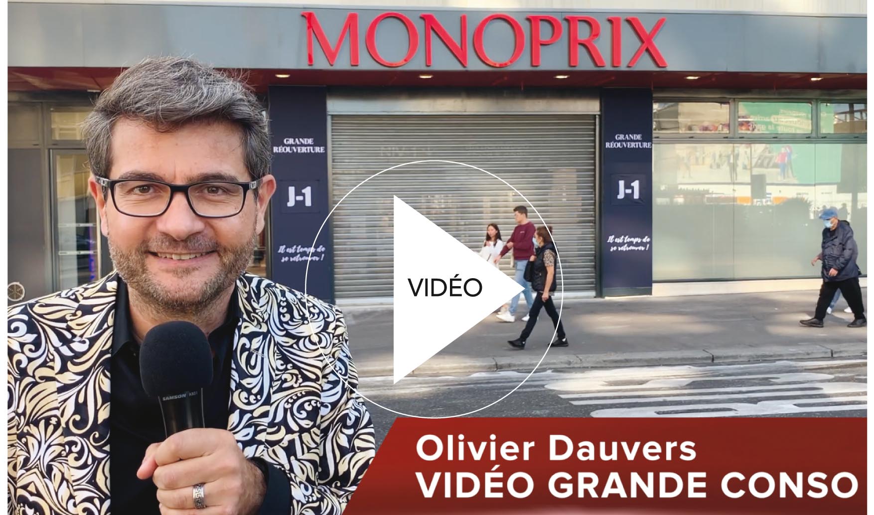 La Visite Commentee Du Nouveau Flagship De Monoprix Olivier Dauvers