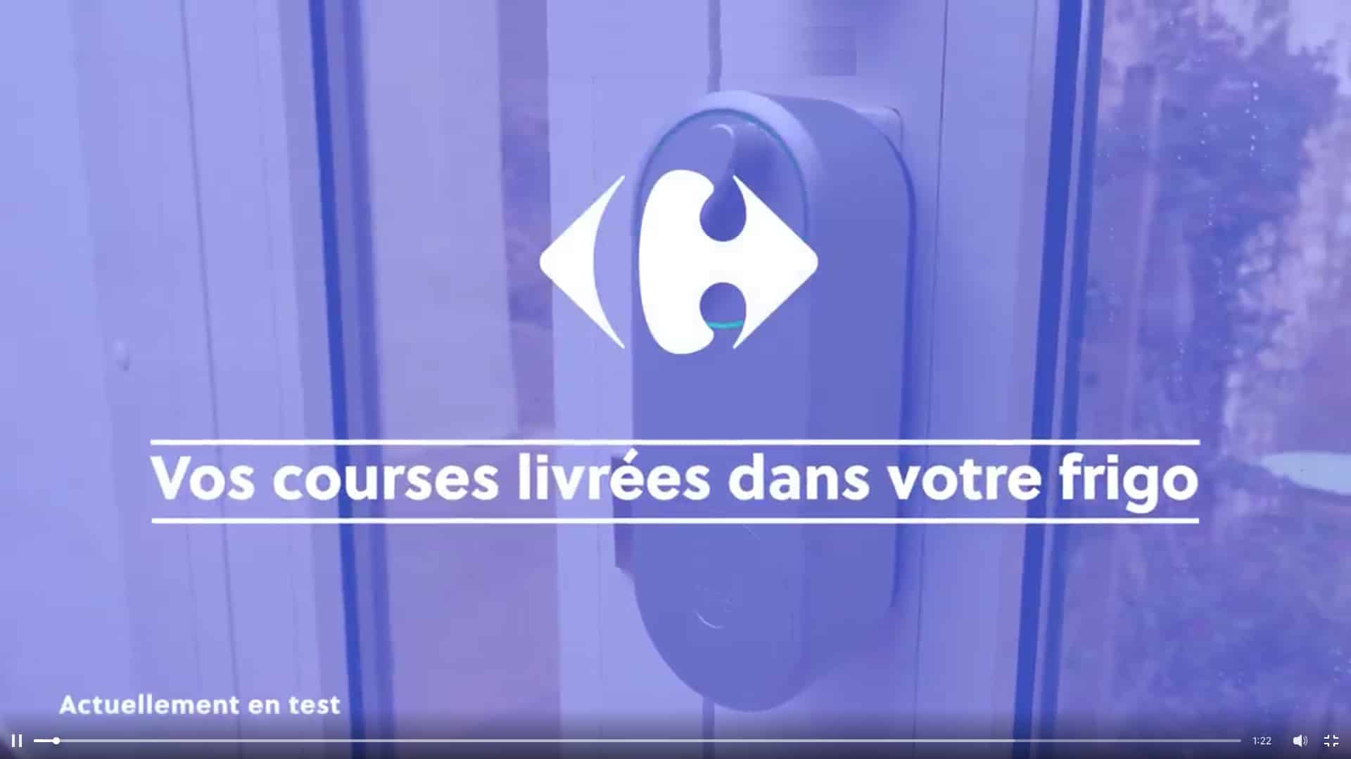 Carrefour teste la livraison dans le frigo du client - Olivier Dauvers