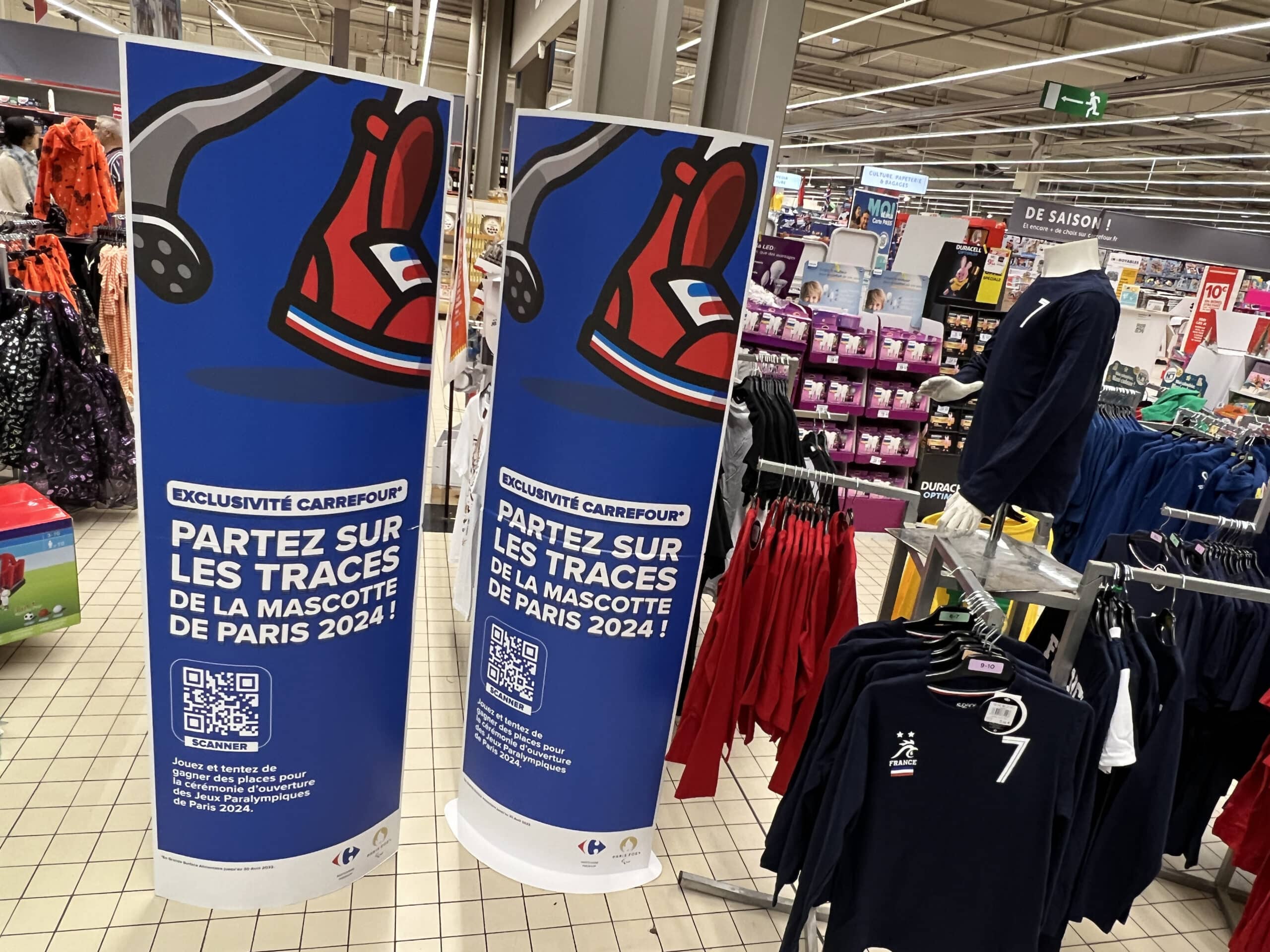 Promo Carnet A5 des Jeux Olympiques de Paris 2024 chez Carrefour