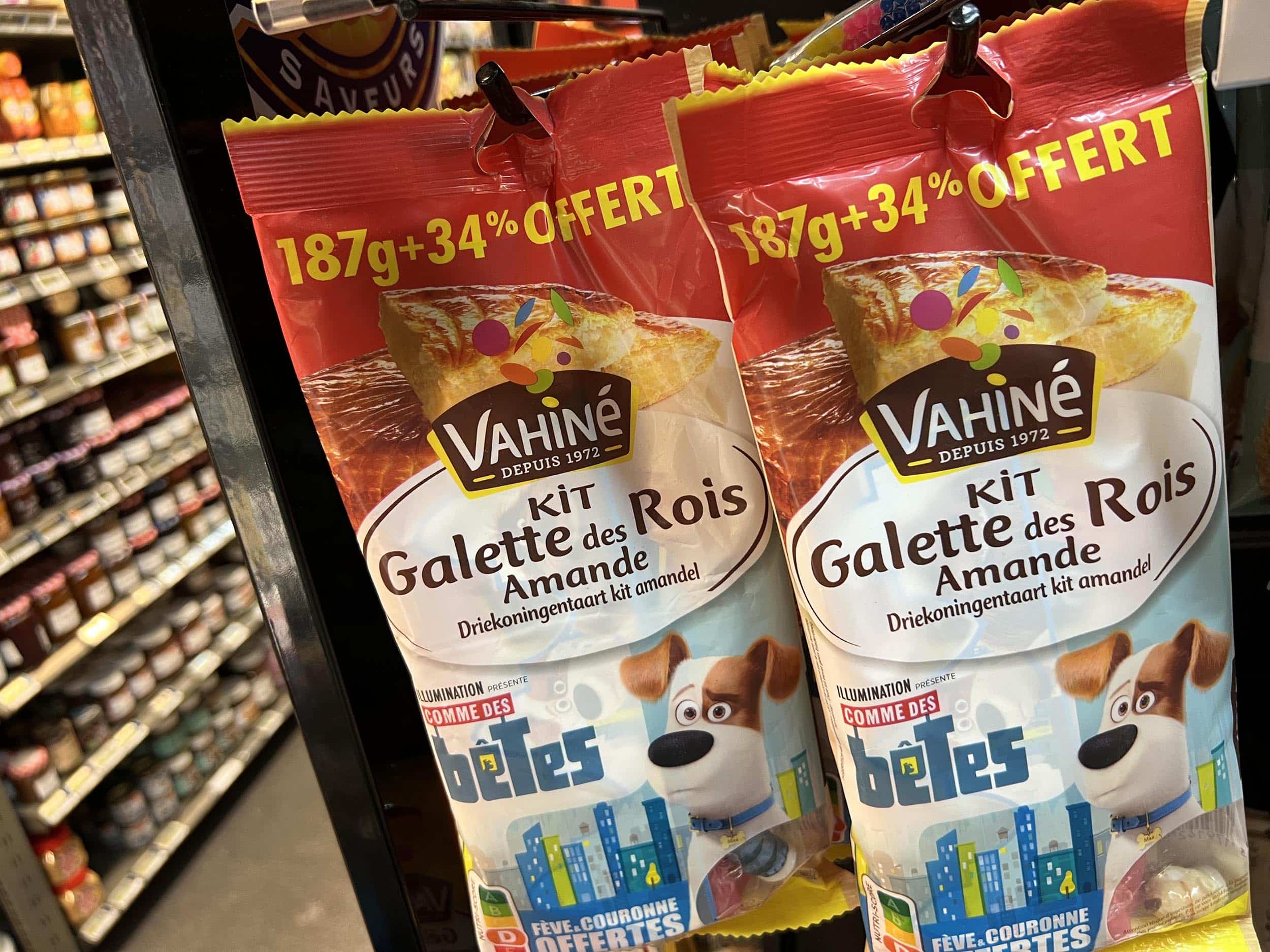 Promo Kit galette des rois amande vahiné chez Super U