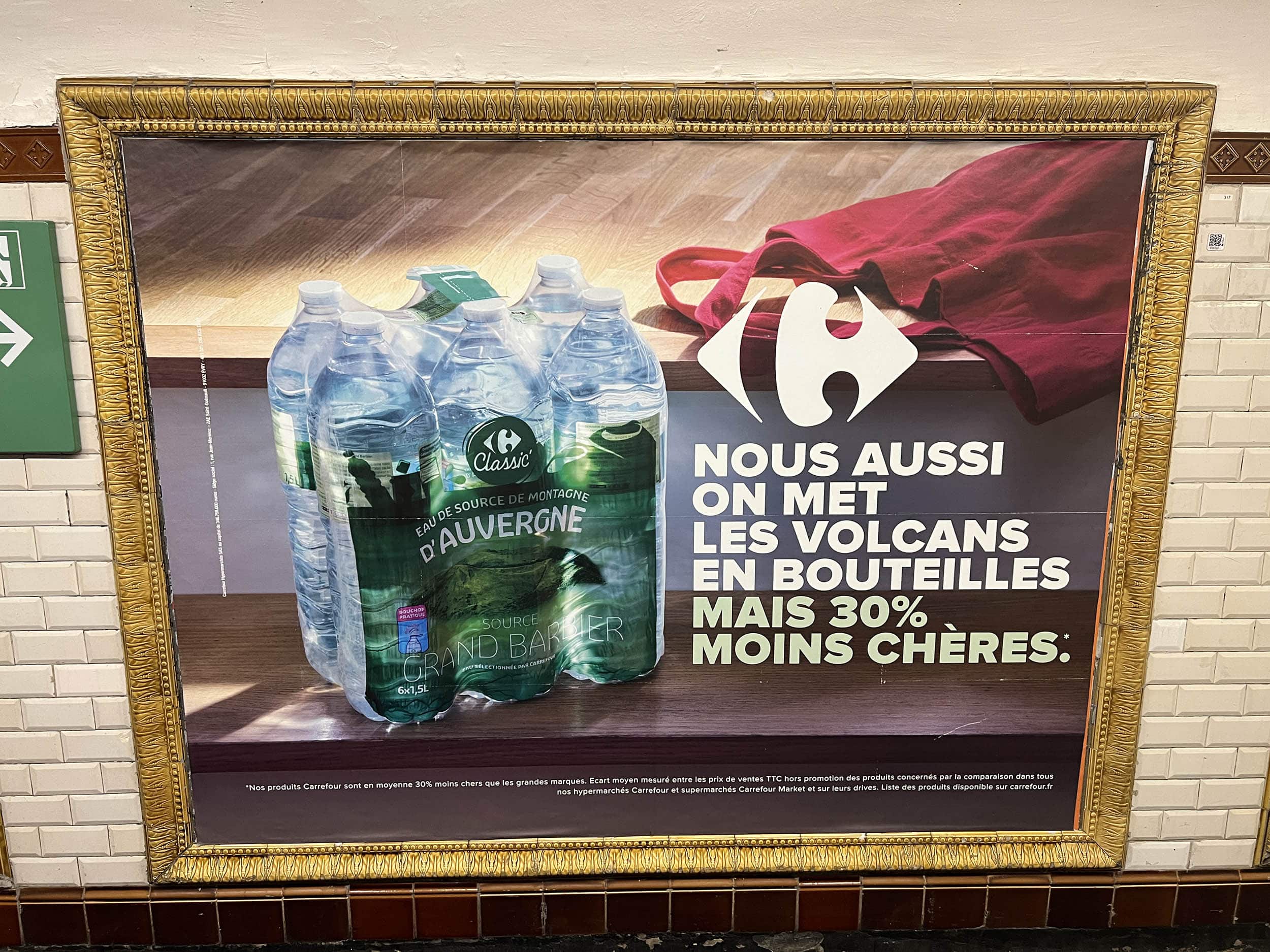 Eau de source CARREFOUR : le pack de 6 bouteilles de 1,5L à Prix