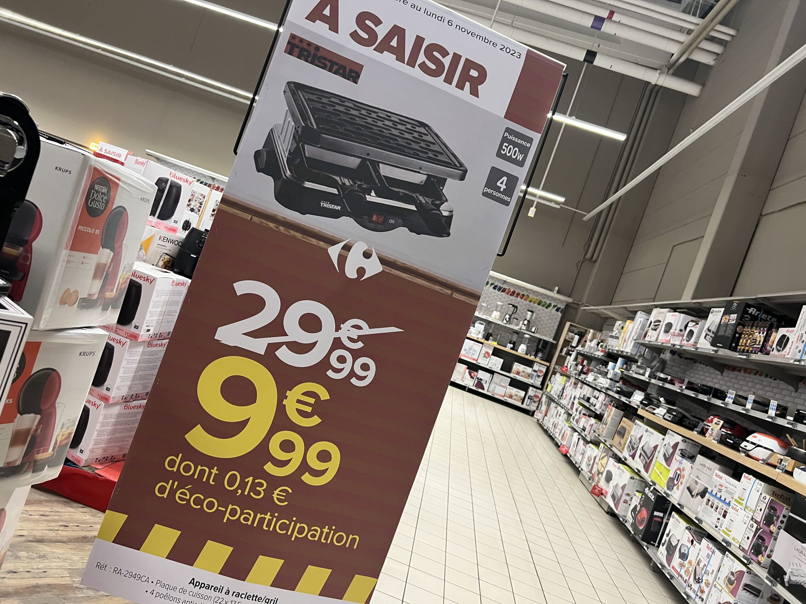 Promo Service à raclette chez Action