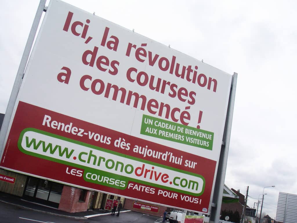 Chronodrive Course Il y a 20 ans, voilà à quoi ressemblait le premier drive de France ...