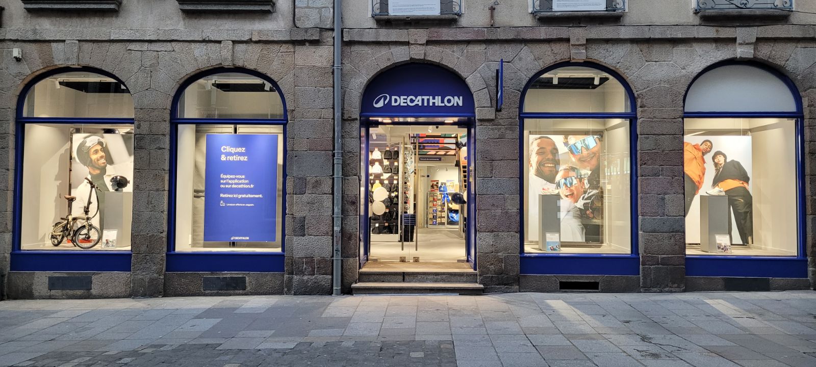 Decathlon City dans le centre de Rennes