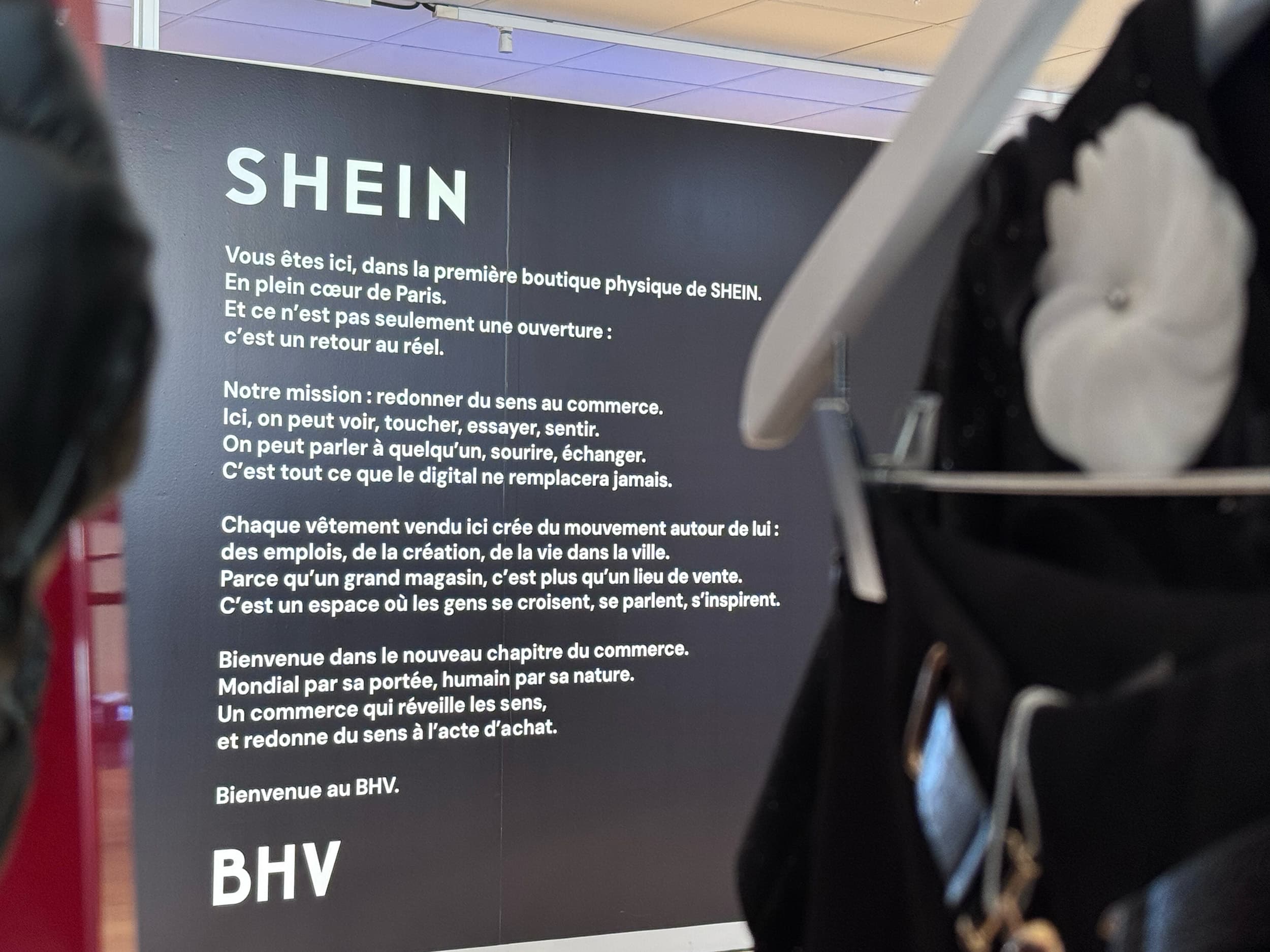 Shein au BHV