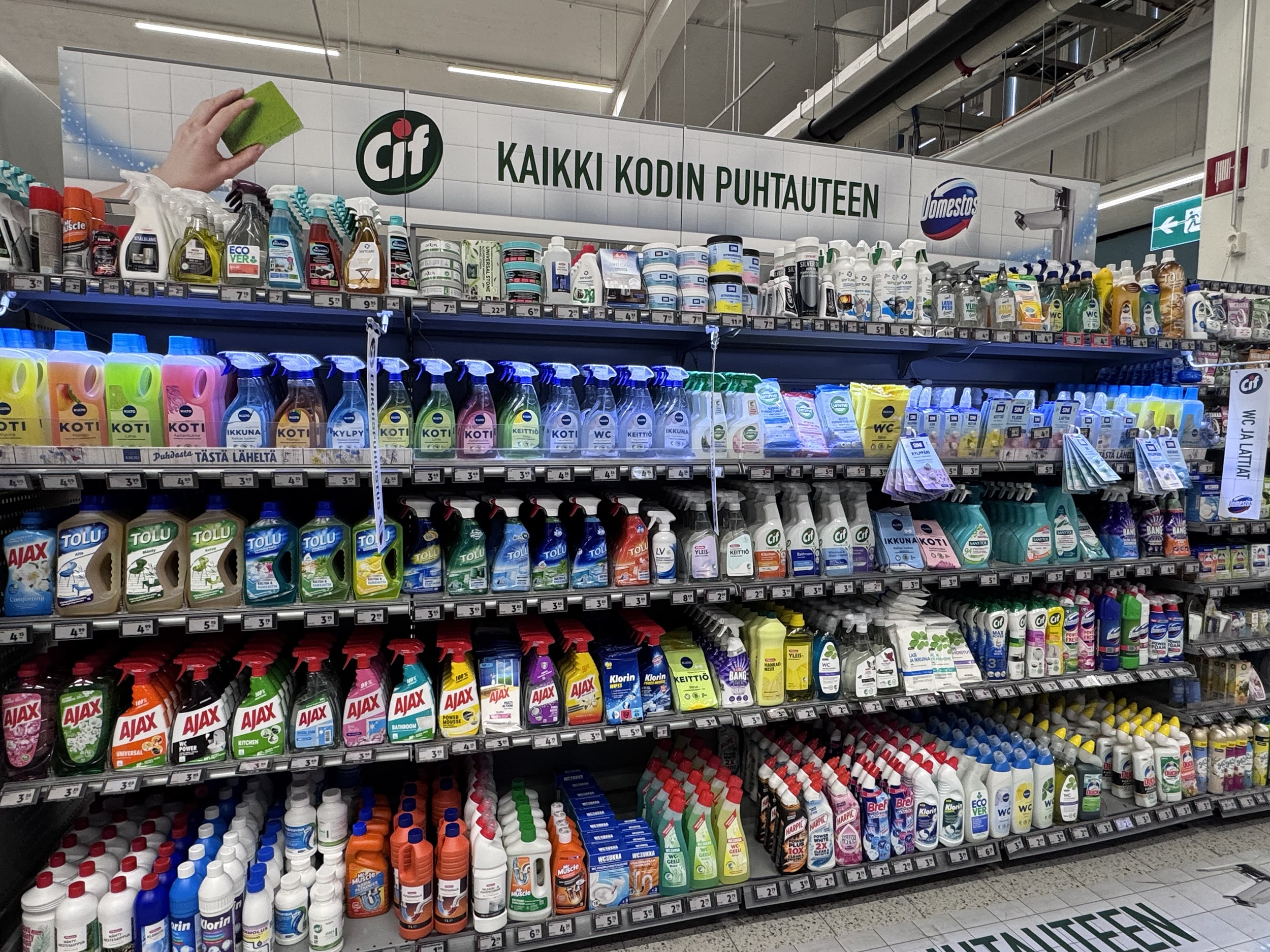 Les marques chez Kesko en Finlande