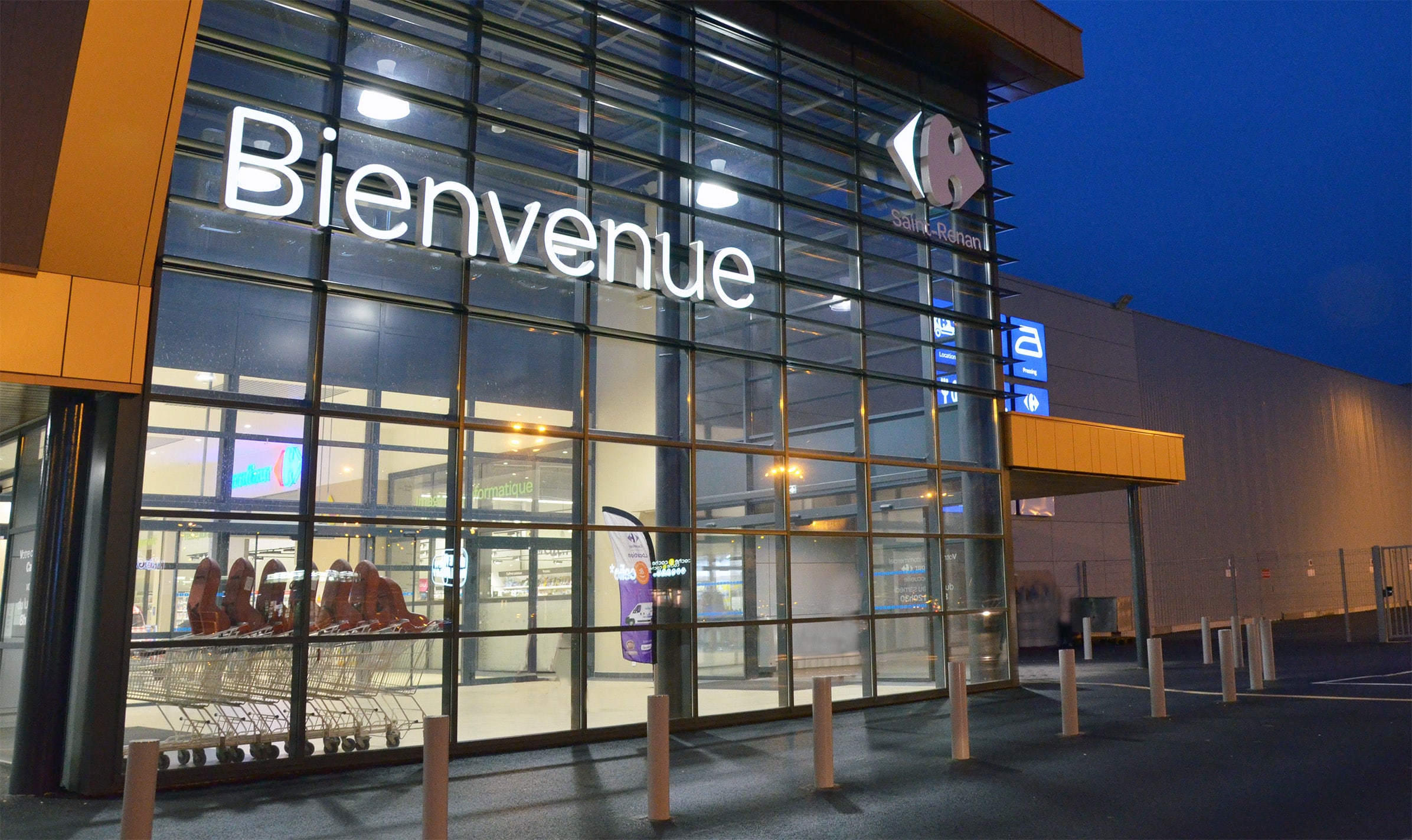 L'hypermarché Carrefour de Saint-Renan (29)