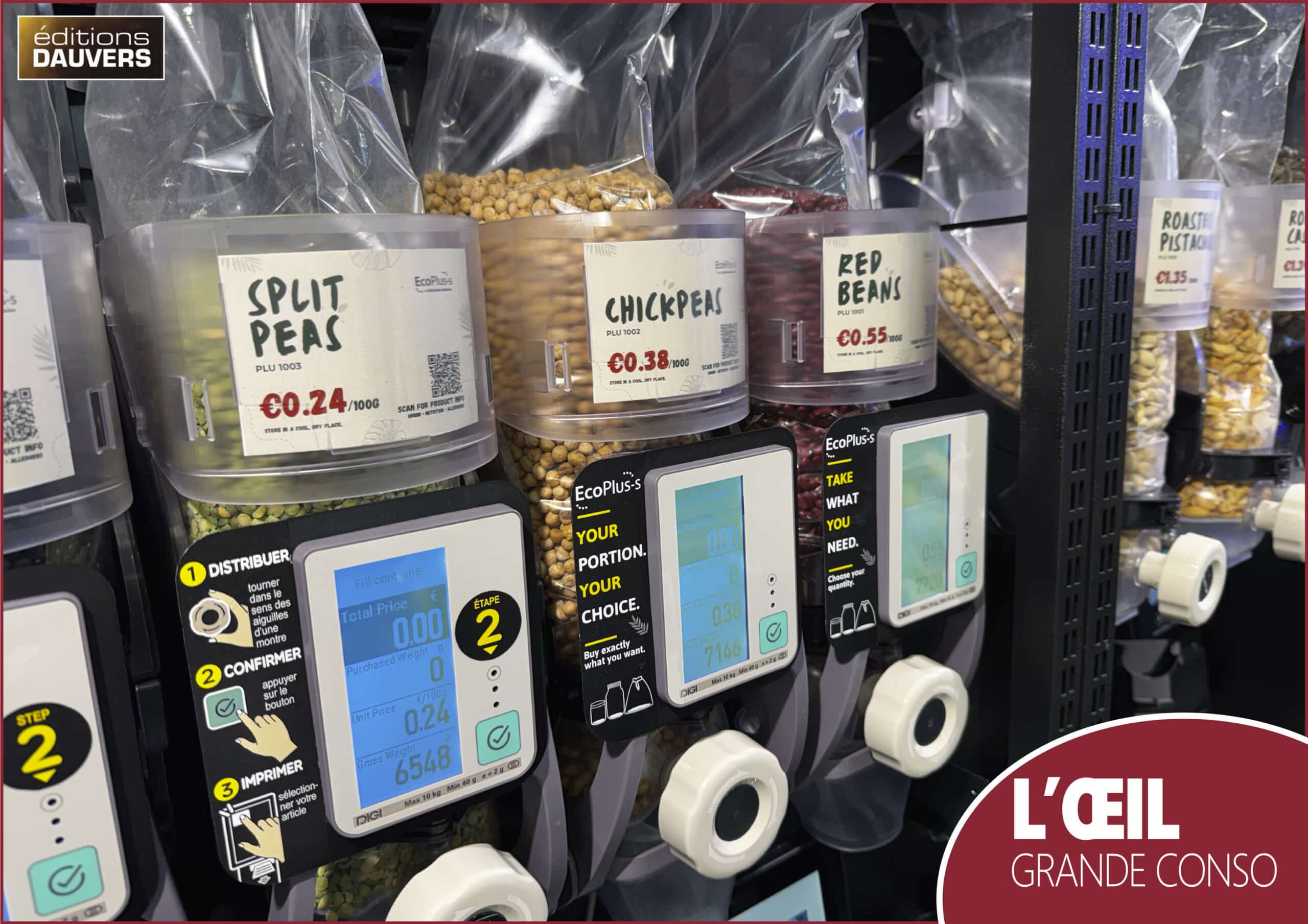 Les trémies en sachet souple de Digi